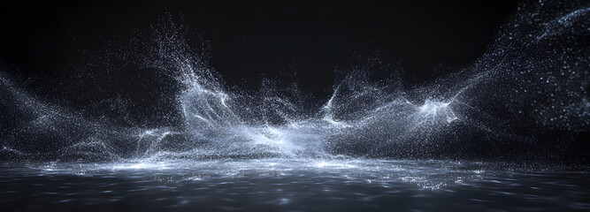 Technology special effects light effects particle background