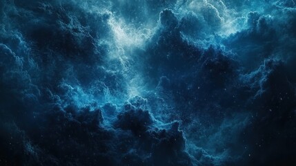Fototapeta premium Celestial Nebula: A Deep Space Tapestry of Cosmic Clouds