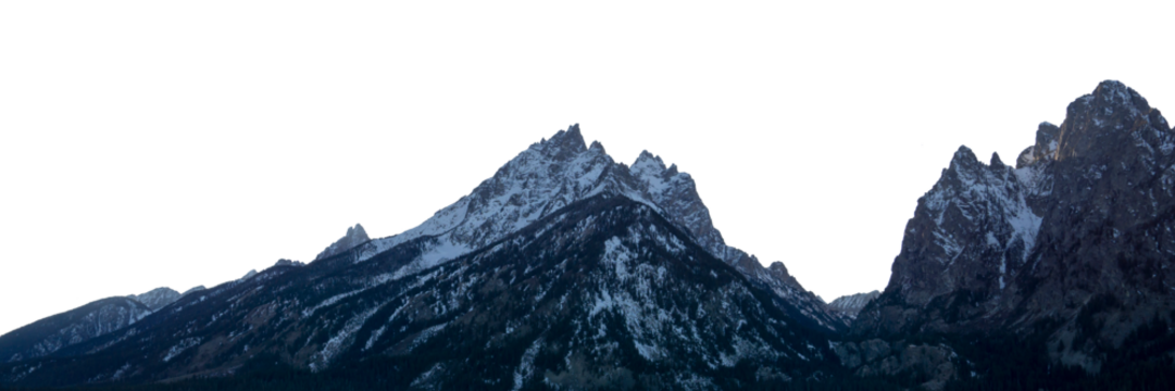 Winter Landscape Hills PNG File