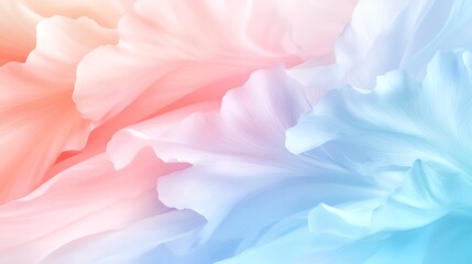 Fototapeta premium Soft pastel flower petals blending in gentle hues