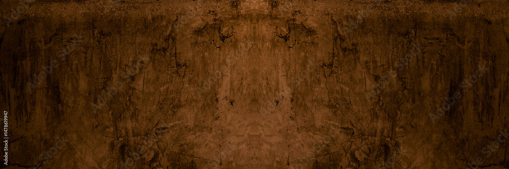 Poster old wall texture cement dark black brown background abstract grey color design are light with white 