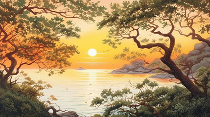 dramatic harmony of nature