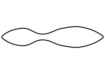 黒の横長の見出しフレーム背景