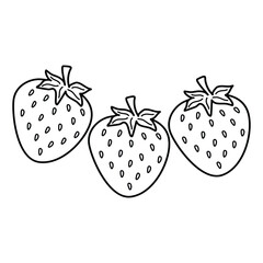 strawberry coloring book for kids