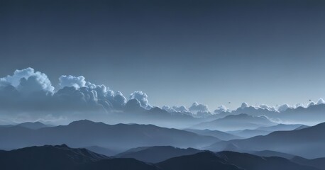Seamless transition from light sky blue to navy, silky finish , dye, photography