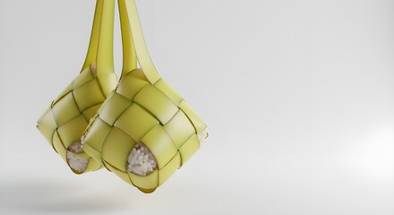 Hanging Duo: Traditional Ketupat