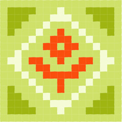 Traditional Hand-Drawn Rattan Pattern