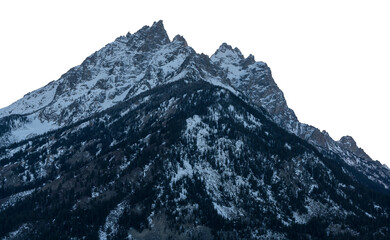Plain Snowy Terrain Transparent