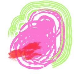 シンプルでおしゃれな抽象画風アイコンイラスト