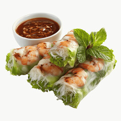 Delicious Shrimp Summer Rolls with Peanut Sauce