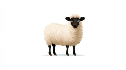 Sheep illustration graphic design