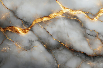 Luxury White Marble Background with Golden Veins.  White Gold Marbled Backdrop. Marbled Texture. Elegant Modern Background for Greeting Card, Invitation, Banner