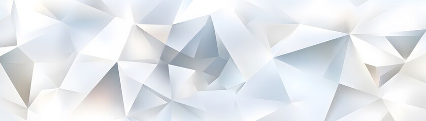 Obraz premium Abstract design of light, layered triangles.