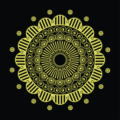 henna ornament vector art