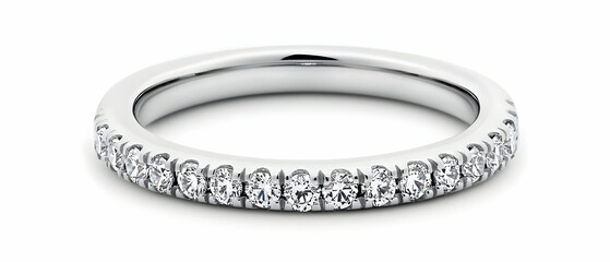 Delicate Diamond Band Ring