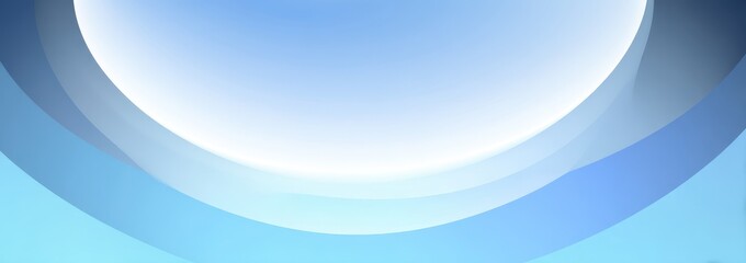 Obraz premium Abstract design with light blue curved layers