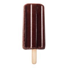 Delicious Chocolate Ice Pop on Wooden Stick -