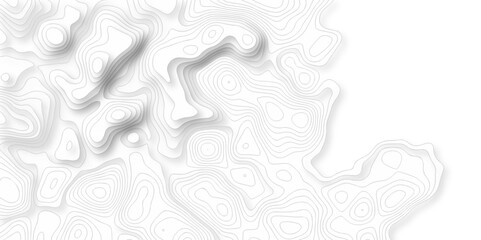 Minimal Lines Topographic contour lines grid map seamless pattern. Geographic mountain relief. Abstract lines background. Contour maps. illustration, Topo contour map design.