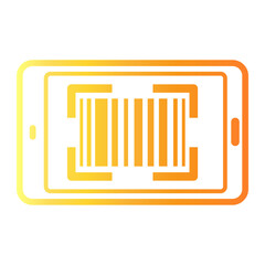 tracking Line Gradient Icon