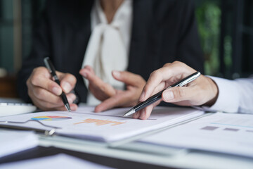 Business People Meeting Design Ideas professional investor working new start up project. Concept. business planning in office