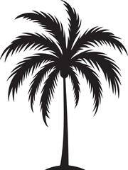 Obraz premium Palm tree Silhouette 