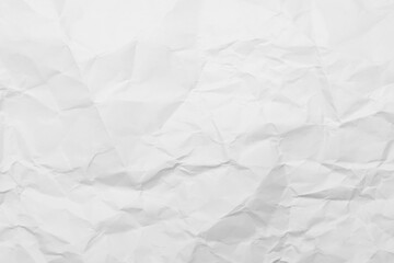 White Paper Texture background. Crumpled white paper abstract shape background with space paper recycle for text
