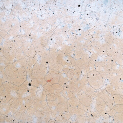 Old cracked paint on the wall