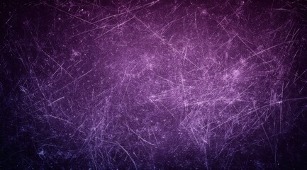 Film Scratches & Dirt Texture with Purple-Black Gradient: Multimedia Overlay for Vintage Branding and Social Media