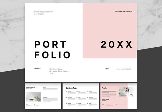 Pink And Black Portfolio