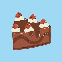 Chocolate Slice Cake 