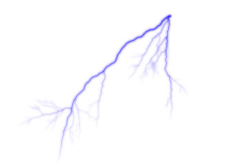 Glowing Electric Bolt Transparent