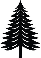 Obraz premium Cypress Tree Icon Vector Art Illustration