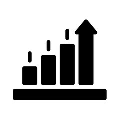 social media marketing glyph icon