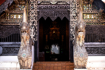 Front of old church, Chiang Mai, Thailand