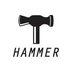 hammer logo design icon graphic image