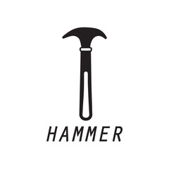hammer logo design icon graphic image
