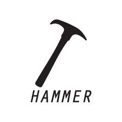 hammer logo design icon graphic image