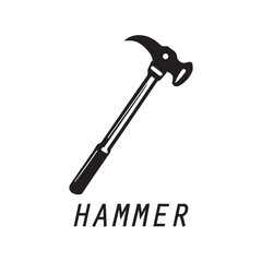 hammer logo design icon graphic image