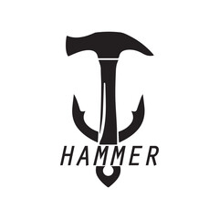 hammer logo design icon graphic image