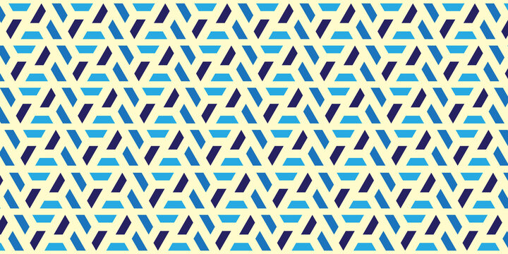 Seamless abstract geometric pattern with angled shapes in modern colors, ideal for backgrounds, wallpapers, and contemporary designs.