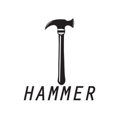 hammer logo design icon graphic image