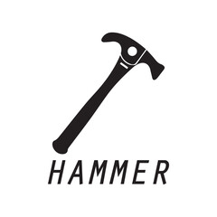 hammer logo design icon graphic image