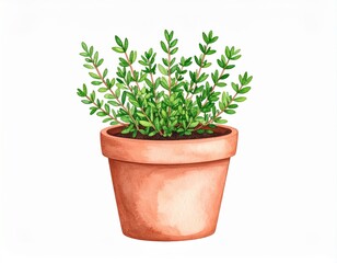 Obraz premium Flourishing potted plant, adding a touch of nature to interior spaces potted
