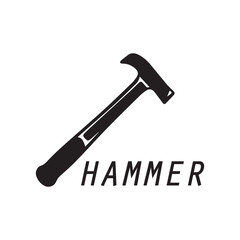 hammer logo design icon graphic image