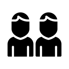 mentorship glyph icon