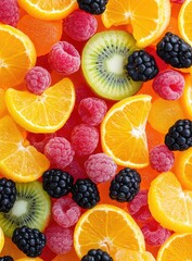 Colorful fruit medley