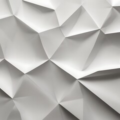 Fototapeta premium Abstract White Geometric Pattern Background Design,