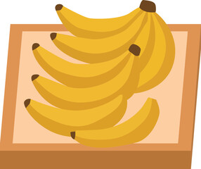 Flat Illustration of Bananan