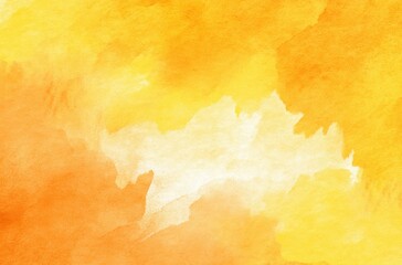 Obraz premium Abstract watercolor painting in warm shades.