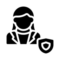 doctor glyph icon